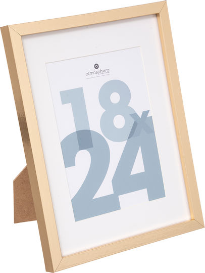 Atmosphera Wooden Photo Frame With Gold Frame