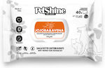 Petshine Dog Wipes with Fragrance 40pcs