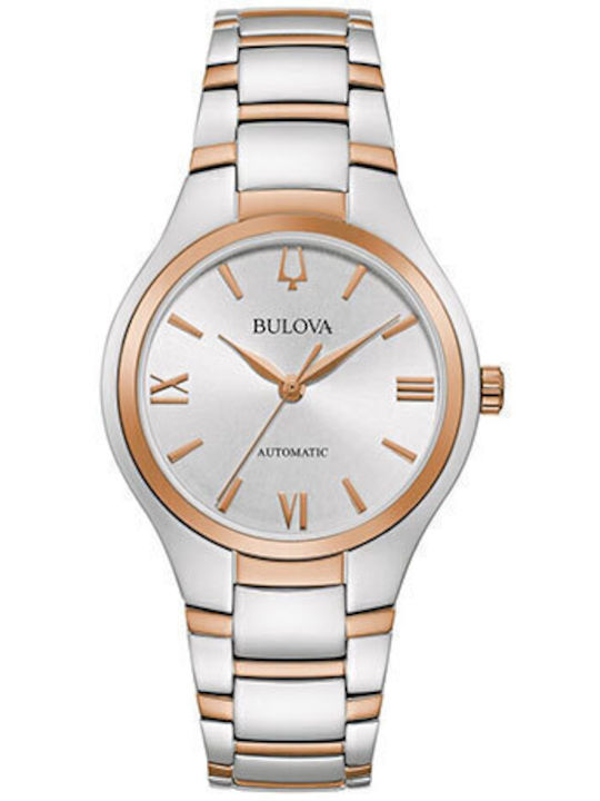Bulova Women's Watch with Silver Metal Bracelet