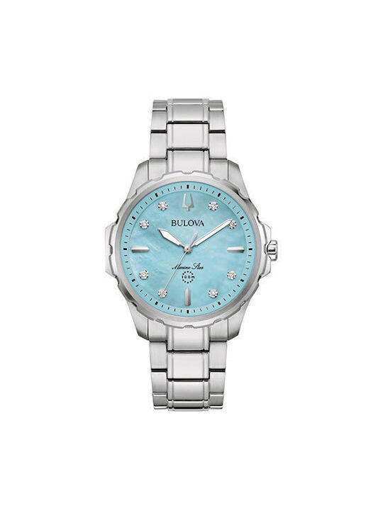 Bulova Uhr mit Silber Metallarmband