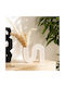 Atmosphera Vază Decorativă Ceramică A-s Olm Alb 21x24.8cm 1buc