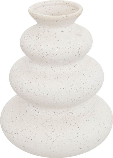 Atmosphera Vază Ceramică Albă Φ16xÎ20cm
