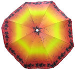 Beach Umbrella Diameter 1.45m Orange phoenixes