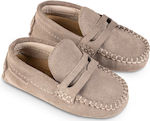 Babywalker Gray Baptism Moccasins