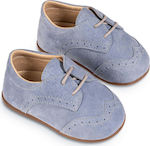 Babywalker Light Blue Baptism Oxfords