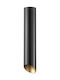 Luma Single Spot with Socket GU10 in Black Color Black Copper
