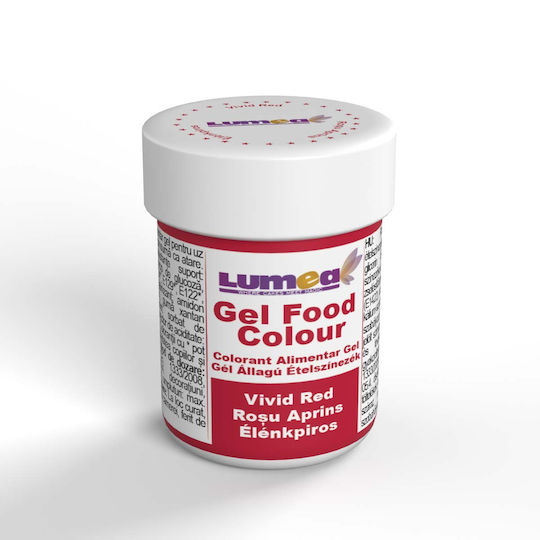 Lumea Χρώμα Ζαχαροπλαστικής σε Μορφή Gel Κόκκινο 30gr