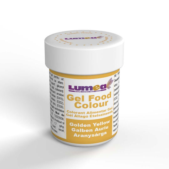 Lumea Χρώμα Ζαχαροπλαστικής σε Μορφή Gel Κίτρινο 30gr