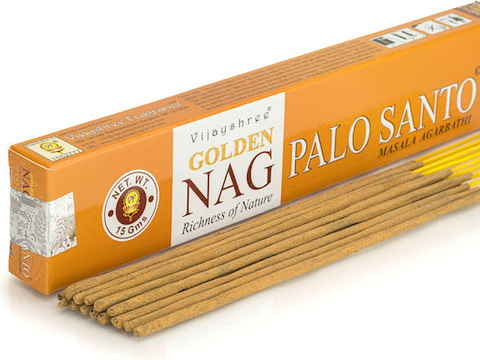 Home Fragrance Sticks Golden Nag Palo Santo Vijayshree Masala Agarbathi 15g