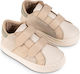 Babywalker Βαπτιστικά Δερμάτινα Sneakers Εκρού