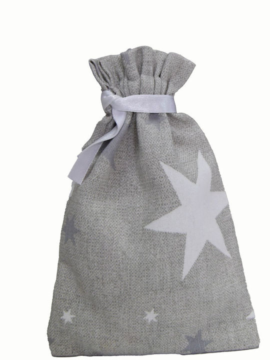 Decocraft Star Stoffbeutel Für Geschenk Grau 14...