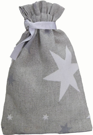 Decocraft Star Stoffbeutel Für Geschenk Grau 14x18cm 12Stück