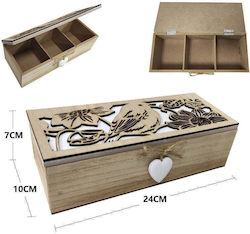 Wooden Crafting Storage Box 1 Piece
