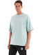 Better Classics Damen Sportlich Oversized T-Shirt Türkis