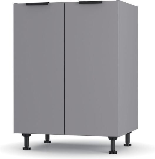 Craft Επιδαπέδιο Ντουλάπι Γραφίτη 60x48x82εκ. Craft Επιδαπέδιο Ντουλάπι Γραφίτη 60x48x82εκ.
