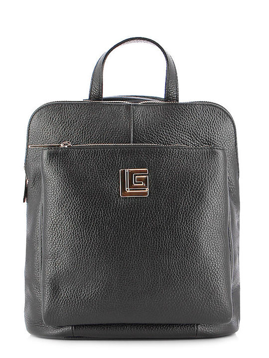 Guy Laroche Leather Women's Bag Backpack Black