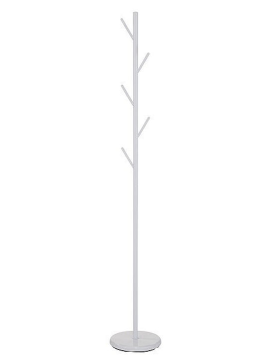 Diommi Metallic Coat Rack White 171cm