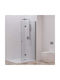 Karag S 7 Shower Screen for Shower with Foldable Door 60x200cm Clear Glass Chrome