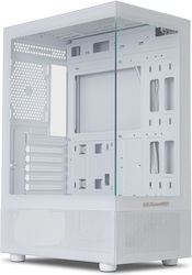 NOX Hummer Vision Midi Tower Computer Case White