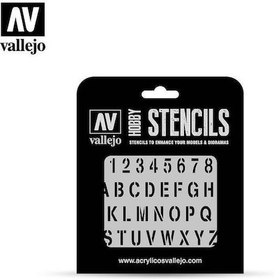 Acrylicos Vallejo Stencil Letters