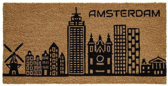 Hamat Doormat Entrance Amsterdam Brown 40x80cm 1471408001 Brown