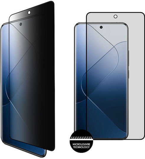 Idol 1991 0.3mm Full Glue Privacy Full Face Tempered Glass Black (Xiaomi 14) 8352126