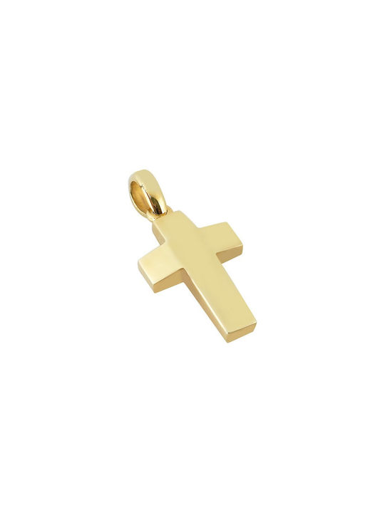 Herren Gold Kreuz 14K