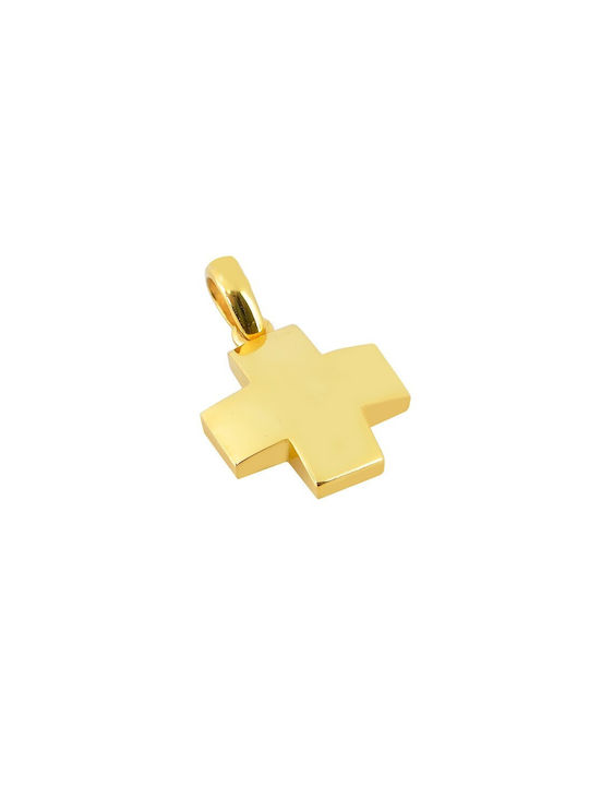 Herren Gold Kreuz 14K