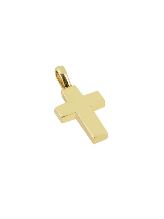 Herren Gold Kreuz 14K