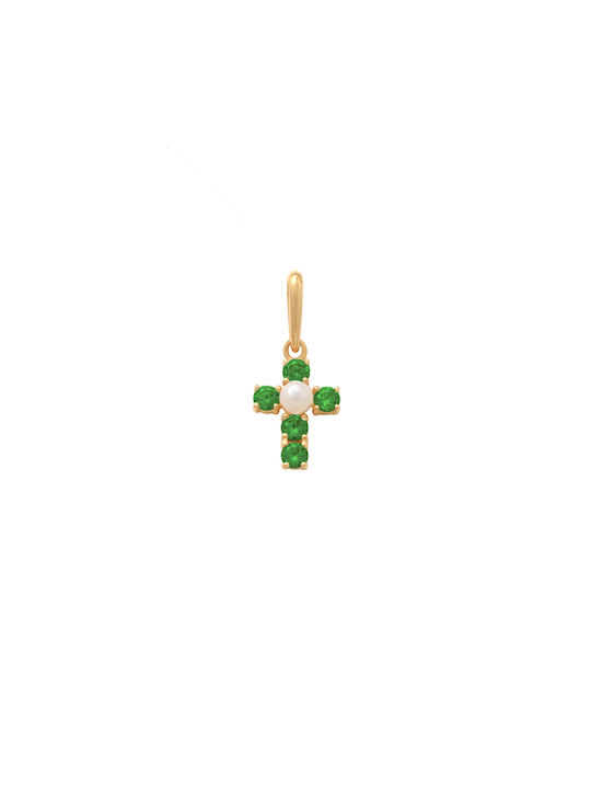 Margaritari Aur Cruce 14K