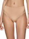 Damen Slip Nahtlos Beige