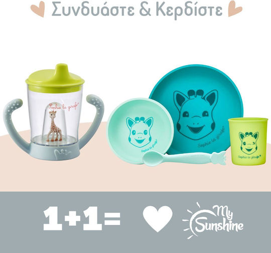 Sophie La Girafe Feeding Set made of Silicone for 6+ months