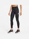 Nike Dri-Fit Formare Colanti de femei Cropped Colanti Negru