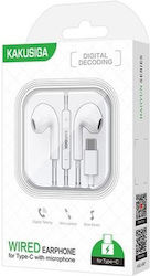 Kakusiga Безжични Стерео с жак USB-C Бял