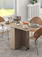 Tisch Speisesaal Klappbar Holz Natural Wood 140x75x74cm