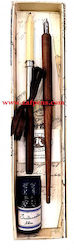 Francesco Rubinato Set Calligraphy Fountain Pen