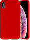 4KOM Back Cover Silicon Roșu (iPhone X / XS)