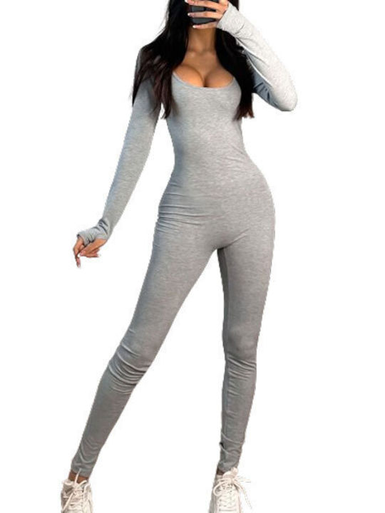 Chica Women's One-piece Suit Gray