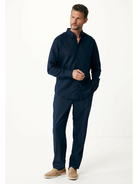 Mexx Langärmlig Hemd Marineblau