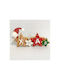+Efo Christmas Wooden Figure Deer Height 23cm