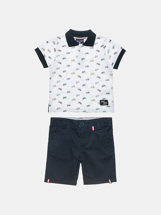 Alouette Kinder Set mit Shorts Sommer 2Stück Weiß