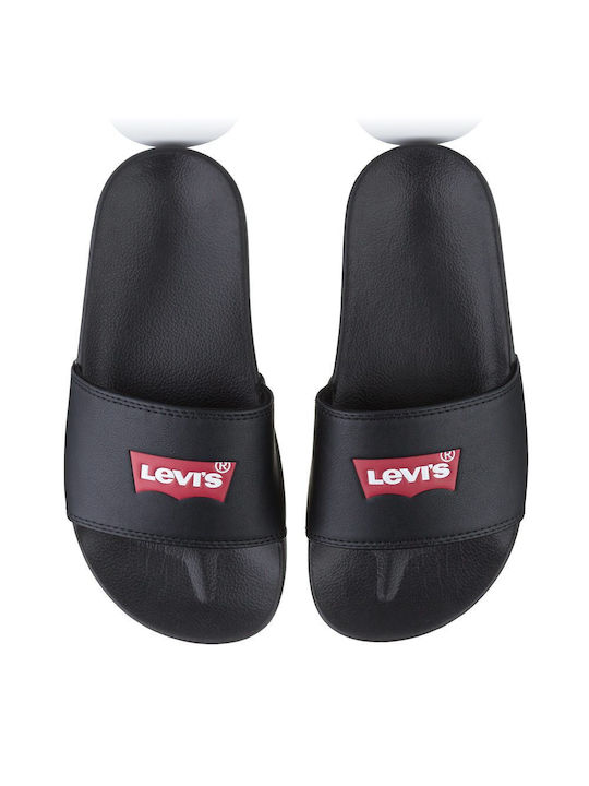 Levi's Men's Slides Black Regular Fit