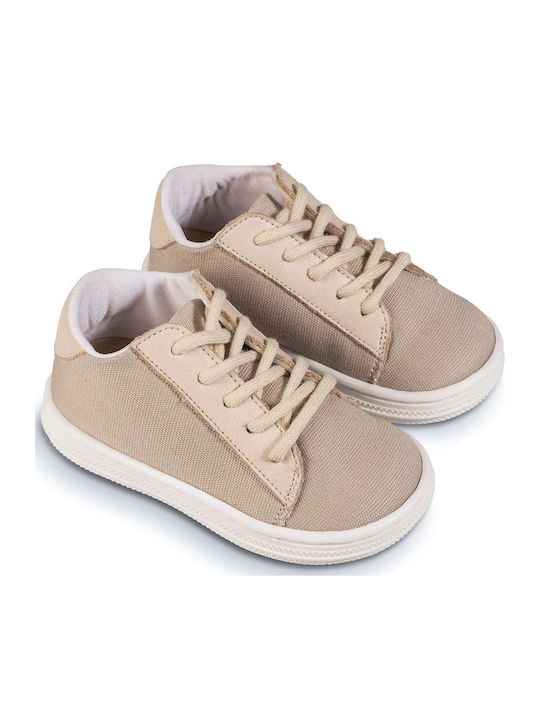 Babywalker Βαπτιστικά Υφασμάτινα Sneakers Μπεζ