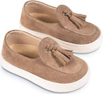 Babywalker Brown Baptism Moccasins