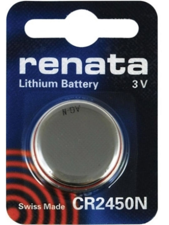 Renata Μπαταρία Λιθίου Ρολογιών CR2450N 3V 1τμχ