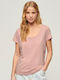 Superdry Damen T-shirt Rosa