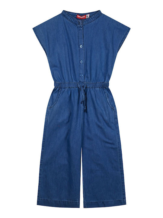 Energiers Kids' Denim Jumpsuit Light Blue