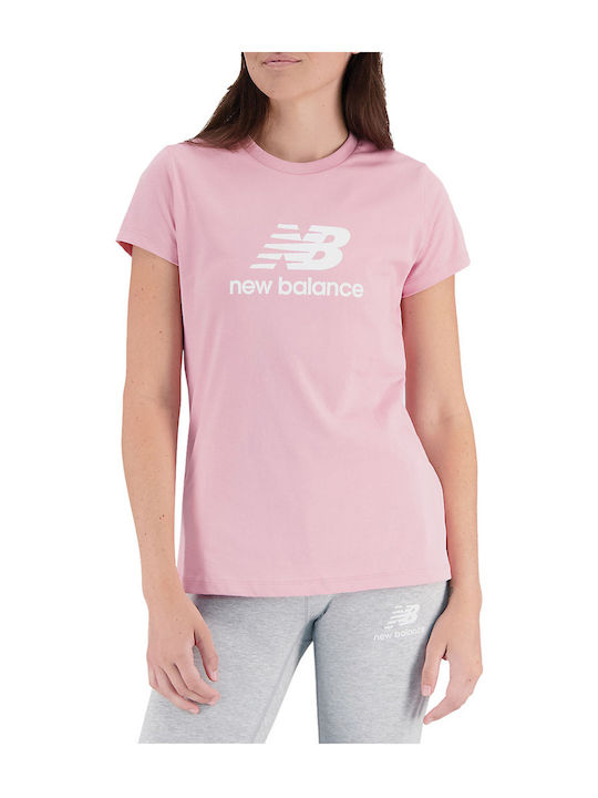 New Balance Bluza Sport de Damă Mâneci scurte Roz