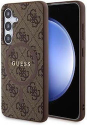 Guess 4g Colored Back Cover Synthetic Brown (Galaxy S24)