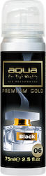 Aqua Car Air Freshener Spray Black Premium Gold 75ml